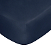 Простынь на резинке Italian Satin H30 COL.117 QUETZAL (Темно синий)