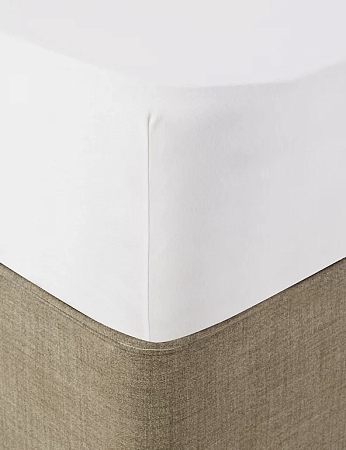Чехол Luxury Cotton Extra Comfort White на резинке