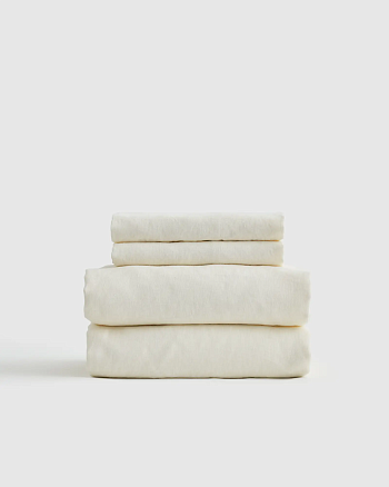 КПБ 100% Italian Organic Linen PANNA