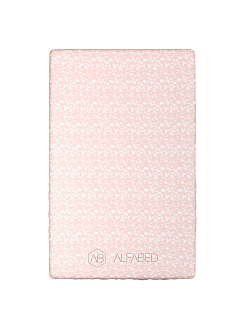 Fitted Sheet Lux Double Face Jacquard Modal Provance Peach H-35 (светлые цветы)