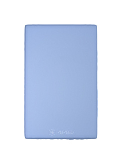 Pillow Top Fitted Sheet Royal Cotton Sateen Bright Blue H-10