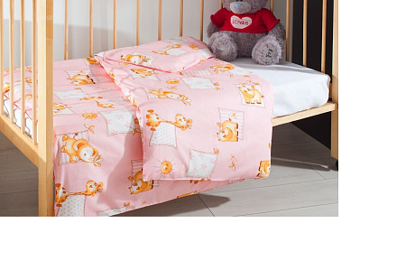 КПБ 100% Cotone KIT (with fitted sheet) bambini