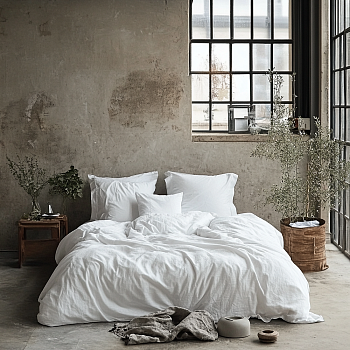 КПБ 100% Italian Organic Linen BIANCO
