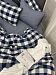 КПБ ALFABED Washed Cotton Navy Blue Square