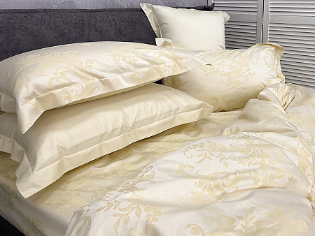 КПБ ALFABED Lux Double Face Jacquard Modal Vineyard Cream