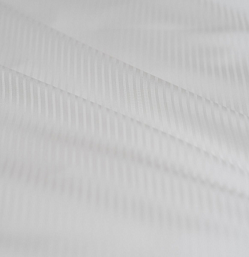 Fitted Sheet DOBBY WEAVE Fine Lines Ivory  H-25