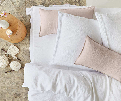 КПБ 100% Italian Organic Linen BIANCO