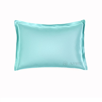 Pillow Case Royal Cotton Sateen Turquoise 3/3