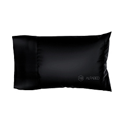 Pillow Case Royal Cotton Sateen Black Hotel 4/0