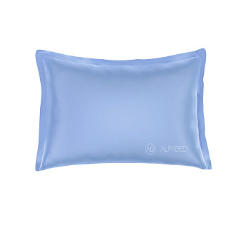 Pillow Case Royal Cotton Sateen Steel Blue 3/3