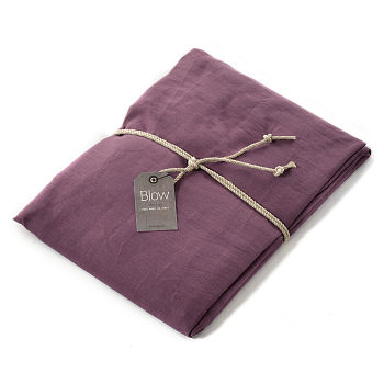 Простынь на резинке Italian Linen H30 COL.52 COL.113 MELANZANA (Фиолетовый)