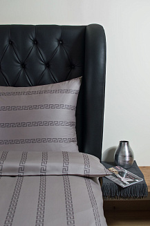 HEFEL Tencel noblesateen Meander Taupe