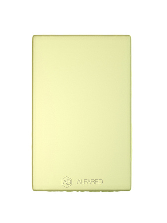 Fitted Sheet Royal Cotton Sateen Citron H-15 