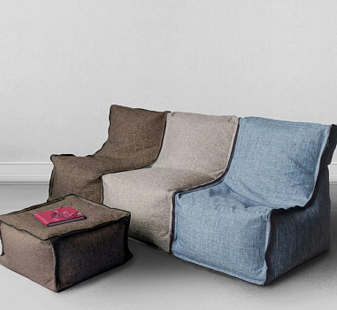 Бескаркасное кресло Twins