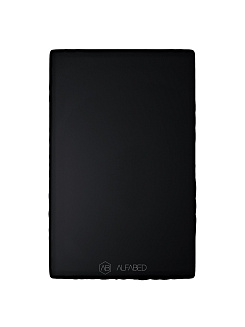 Uni-Sheet Premium Cotton Sateen Black H-0 (без резинки)