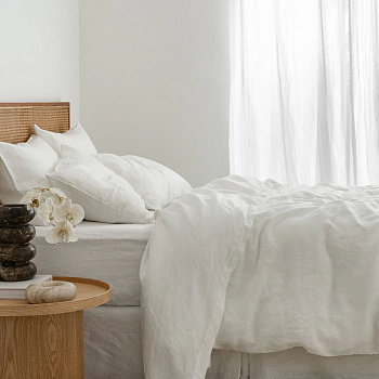 КПБ 100% Italian Organic Linen BIANCO