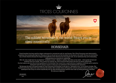 Trois Couronnes Sovereign Yearling