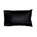 Pillow Case Premium Cotton Sateen Black Hotel H 4/0