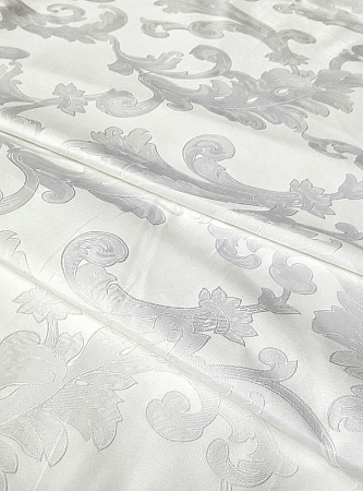 КПБ ALFABED Lux Jacquard Cotton French Classics White