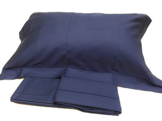 Наволочка Italian Satin COL.117 QUETZAL (Темно синий)