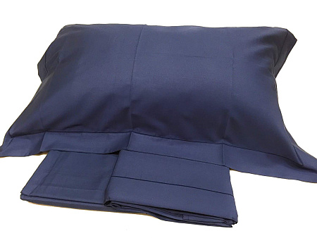 Наволочка Italian Satin COL.117 QUETZAL (Темно синий)