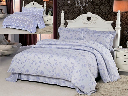 КПБ ALFABED Lux Double Face Jacquard Modal Provance Violet