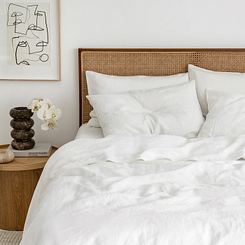 КПБ 100% Italian Organic Linen BIANCO