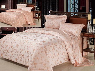 КПБ ALFABED Lux Double Face Jacquard Modal Provance Peach