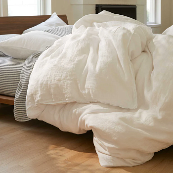 КПБ 100% Italian Organic Linen PANNA