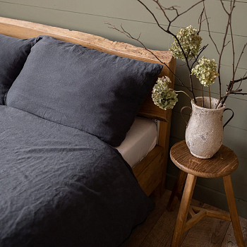 КПБ 100% Italian Organic Linen PIOMBO