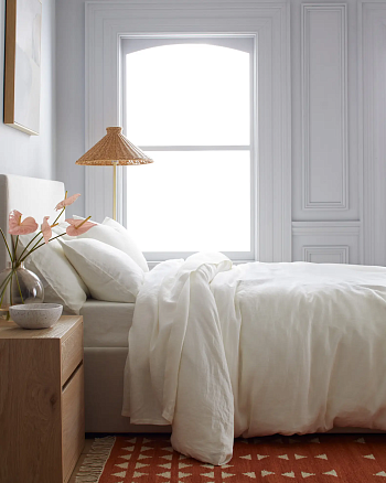 КПБ 100% Italian Organic Linen PANNA