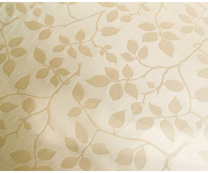 КПБ ALFABED Lux Jacquard Cotton Taupe Tree Leaves