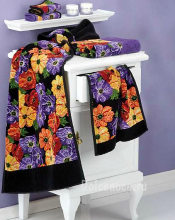 Полотенце Irina 10 Schwarz (черный) 