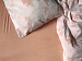 Pillow Case Lux Double Face Jacquard Modal Provance Peach 5/4 (светлые цветы)