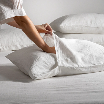 КПБ 100% Italian Organic Linen BIANCO