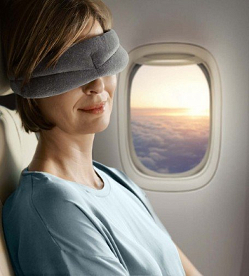 Tempur Sleep Mask Grey Velour