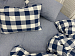 КПБ ALFABED Washed Cotton Navy Blue Square
