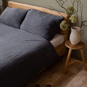 КПБ 100% Italian Organic Linen PIOMBO