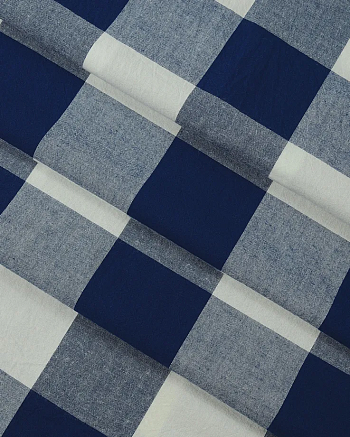 КПБ ALFABED Washed Cotton Navy Blue Square