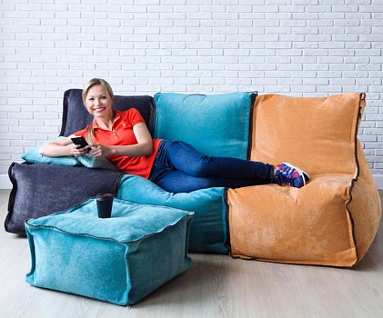 Бескаркасное кресло Twins