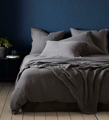 КПБ 100% Italian Organic Linen PIOMBO