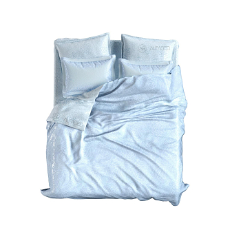 КПБ ALFABED Lux Double Face Jacquard Modal Miracle Mint / Aquamarine Design Eden 