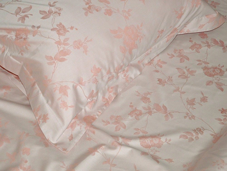 Duvet Cover Lux Double Face Jacquard Modal Provance Peach R F1 (темные цветы)