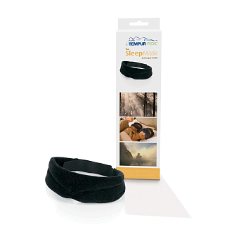 Tempur Sleep Mask Grey Velour