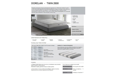 Dorelan Twin 2000 SF Naturlife