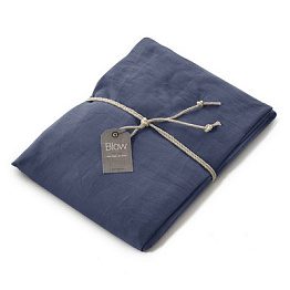 Простынь на резинке Italian Linen H30 COL.117 QUETZAL (Темно синий)