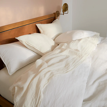 КПБ 100% Italian Organic Linen PANNA