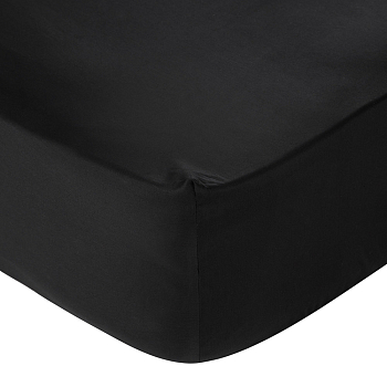 Простынь на резинке Italian Satin H30 COL.146 MARRONE (Каштаново-Коричневый)