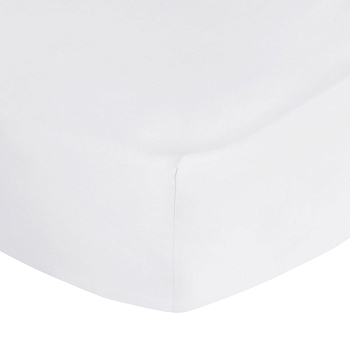 Простынь на резинке Italian Satin H30 Col A Bianco (Белый)