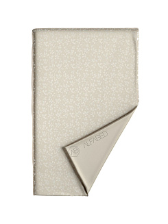 Duvet Cover Lux Jacquard Cotton Taupe Tree Leaves F1